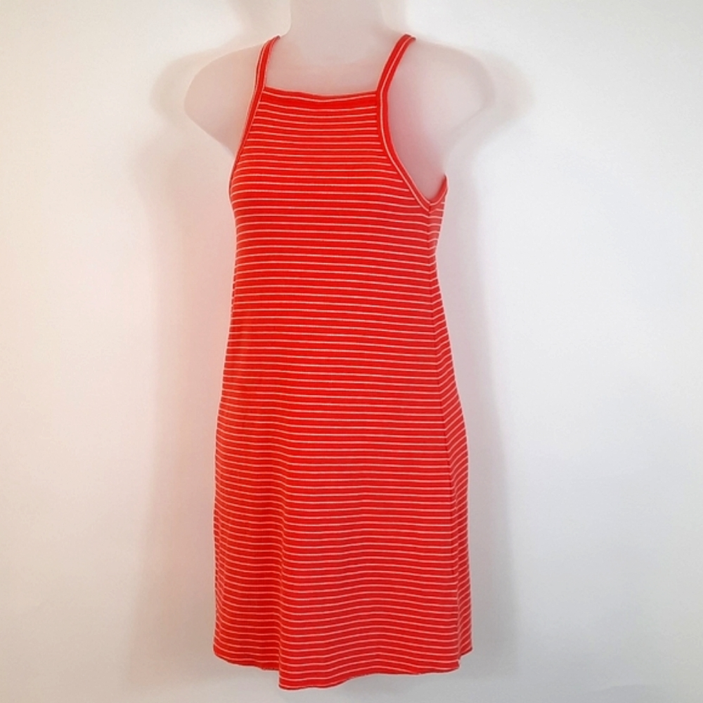 Pink & white stripe summer tank dress. NWT 🆕